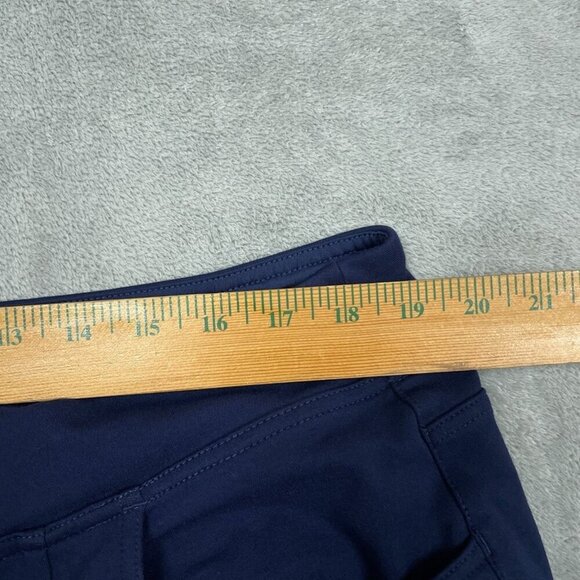 Belle By Kim Gravel Womens Slim Pants 24W Stretch Navy Rayon Blend a1323 - Picture 6 of 7